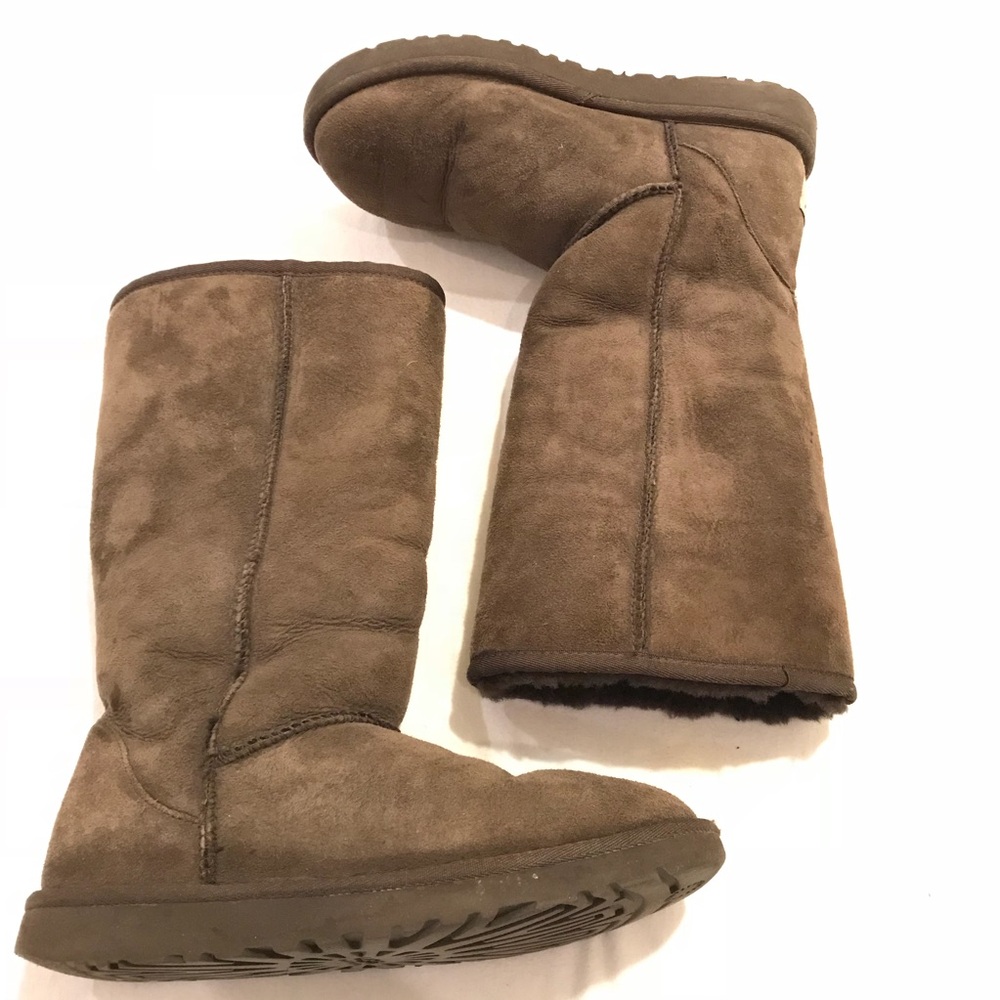 Brown tall UGGS